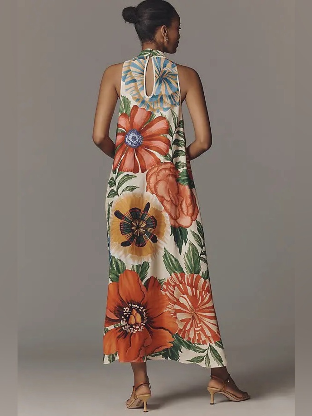 Farm Rio Halter Maxi Dress Size XL - Picture 4 of 10